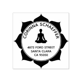 Caucho Sello de goma de dirección de devolución redonda d