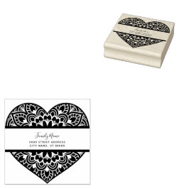 Caucho Sello de goma de dirección de retorno de corazón