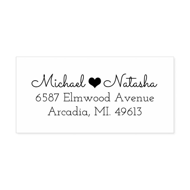 Caucho Sello de goma de dirección de retorno de la pareja (Impresión)