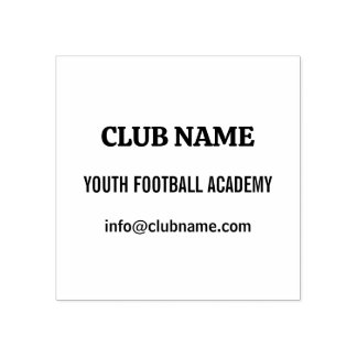 Caucho Sello de goma de dirección personalizada del club