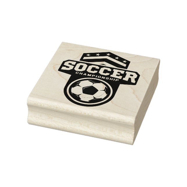 Caucho Sello de goma de fútbol (Sello)