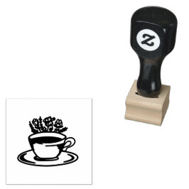 Caucho Sello de goma de grano de café Icono en negrita
