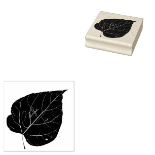 Caucho Sello de goma de hoja de árbol catalán