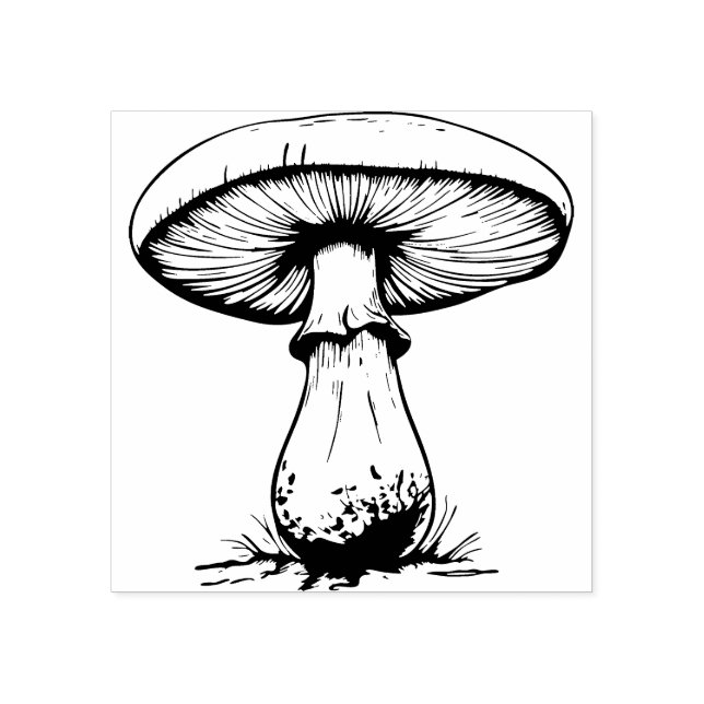 Caucho Sello de goma de hongos (Impresión)