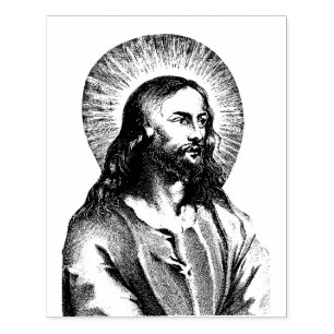 Caucho Sello de goma de Jesucristo