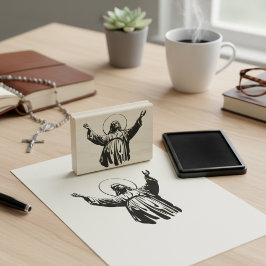 Caucho Sello de goma de Jesús