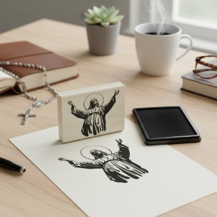 Caucho Sello de goma de Jesús