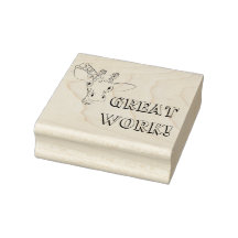 Sello de goma de jirafa