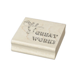 Caucho Sello de goma de jirafa