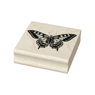 Caucho Sello de goma de la mariposa de Machaon