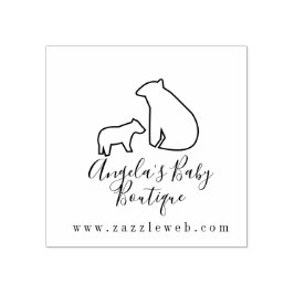 Caucho Sello de goma de logotipo de ropa boutique para be
