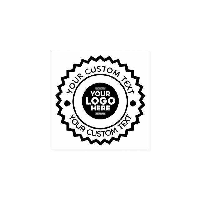 Caucho Sello de goma de logotipo personalizado (Impresión)