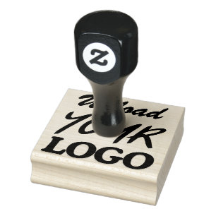 Caucho Sello de goma de madera personalizado