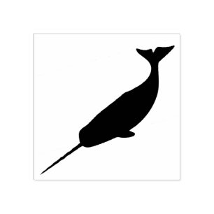 Caucho Sello de goma de Narwhal