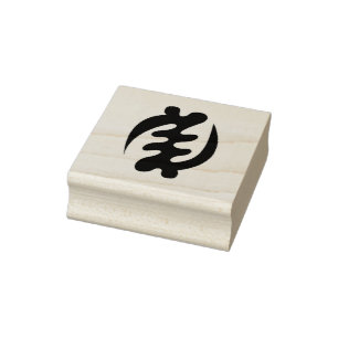 Caucho Sello de goma de símbolo Adinkra - Excepto Dios