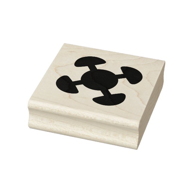 Caucho Sello de goma de Wood Adinkra (Unity) (Sello)