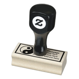 Caucho Sello de goma de Yin Yang para la dirección de re