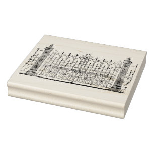 Caucho Sello de goma del arte de la puerta del hierro