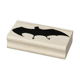 Caucho Sello de goma del arte de la silueta del palo de