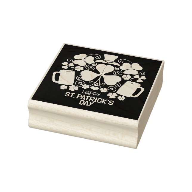 Caucho Sello de goma del día de San Patricio (Sello)