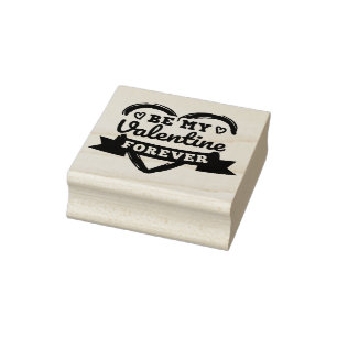 Caucho Sello de goma del día de San Valentín