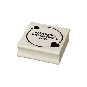 Caucho Sello de goma del día de San Valentín