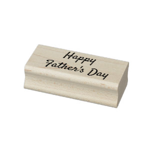 Caucho Sello de goma del Día del Padre Feliz