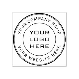 Caucho Sello de goma del logotipo de negocios del persona