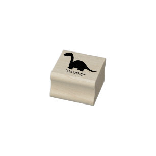 Caucho Sello de goma del personalizado del dinosaurio