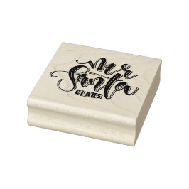 Caucho Sello de goma del Sr. Santa Claus