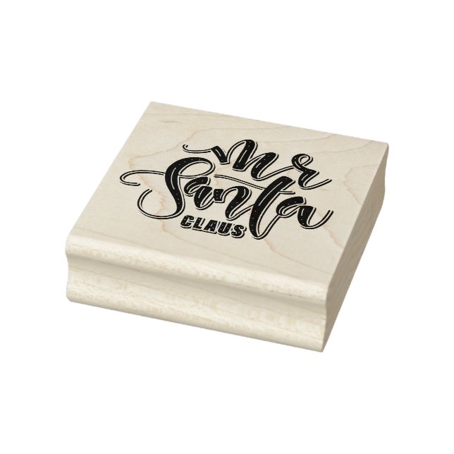 Caucho Sello de goma del Sr. Santa Claus (Sello)