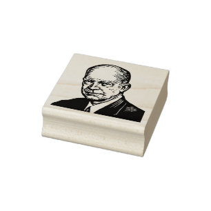 Caucho Sello de goma Dwight D Eisenhower