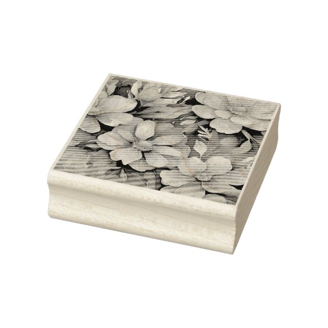 Caucho Sello de goma floral (Sello)