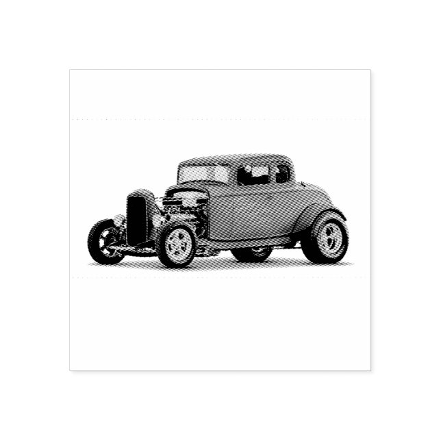 CAUCHO SELLO DE GOMA HOTROD (Impresión)
