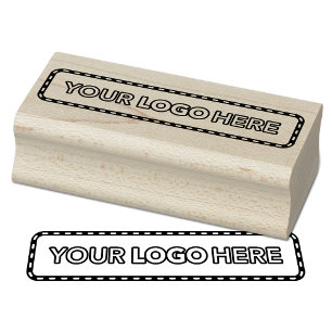 Caucho Sello de goma para marca comercial simple de logot