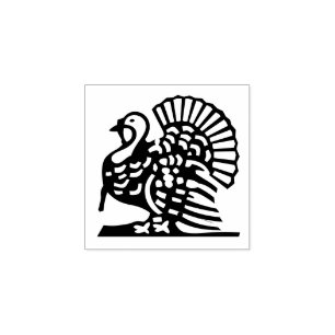 Caucho Sello de goma "Pavo"