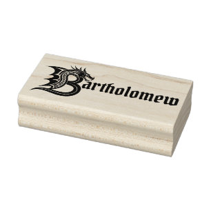 Caucho Sello de goma personalizable B Dragón