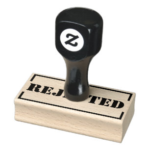 Caucho Sello de goma personalizado rechazado