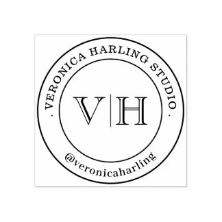 Caucho Sello de goma personalizado – Sello grande de logo