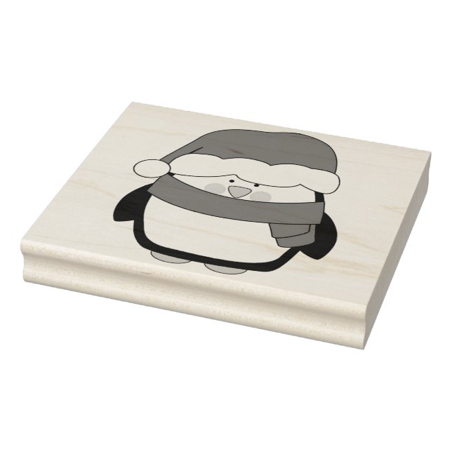 Caucho Sello de goma - Pingüino de Navidad (Sello)