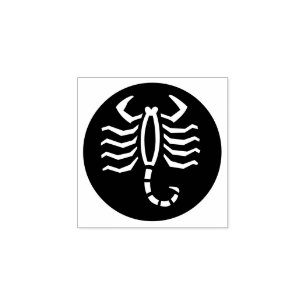 Caucho Sello de goma "Scorpio"