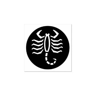 Caucho Sello de goma "Scorpio"