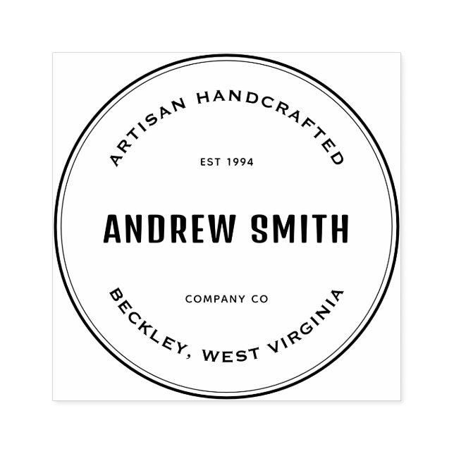 Caucho Sello de goma simple Personalizado (Impresión)