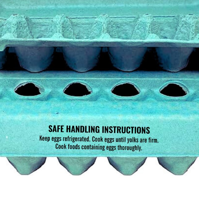 Caucho Sello de huevo aprobado por la FDA | Huevo de mane (Subido por el creador)