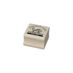 Caucho sello de huevo de pollo personalizado