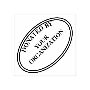 Caucho Sello de la donación del libro del estilo del