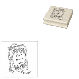 Caucho Sello de la placa del libro Dragon