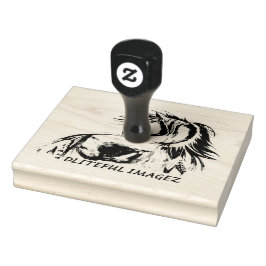 Caucho Sello de logotipo de diseño personalizado