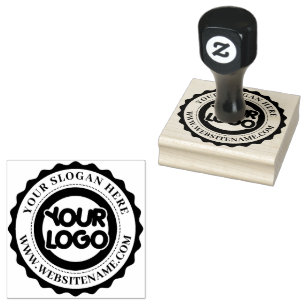 Caucho Sello de logotipo personalizado
