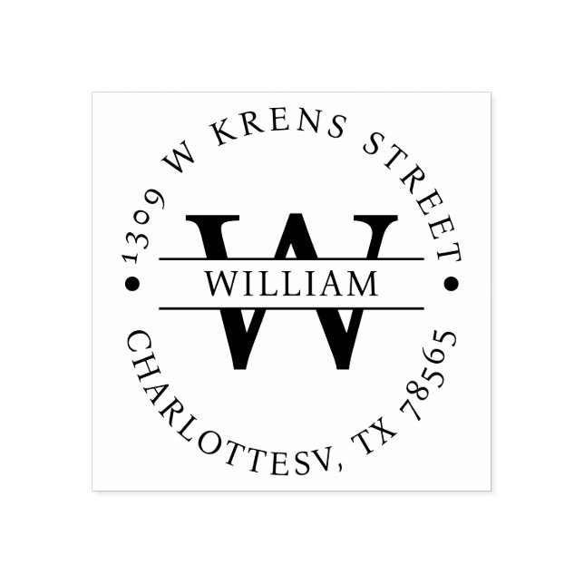 Caucho Sello de Madera (Impresión)